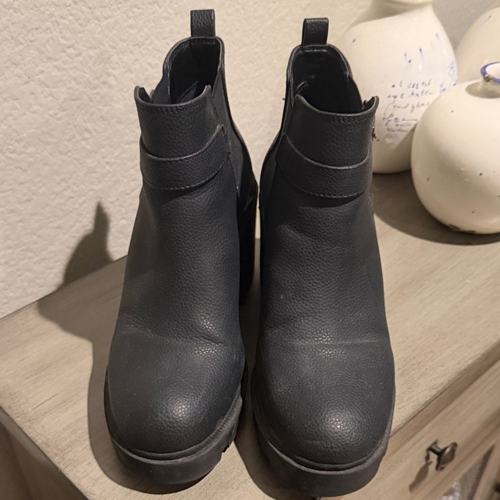 Mix No. 6 Black Ankle Booties
